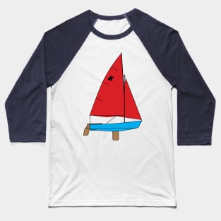 Mirror Dinghy Sailboat Baseball T-Shirt